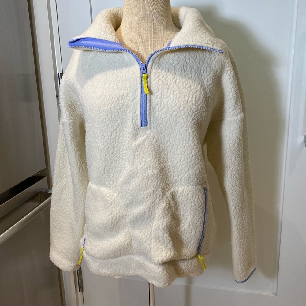 J. Crew Fleece Pullover Sweater